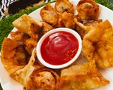 A picture of step 5 of Wontons.