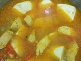 Ikan Tuna Tahu Putih Kuah Kuning 
