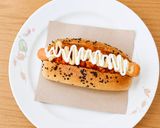 Gambar langkah 5 resipi Sourdough Hot Dog Buns.