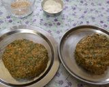 A picture of step 4 of Zhanzhanit Besan Kothimbir Vadi.