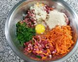 Foto del paso 1 de la receta: Albóndigas con papas al horno