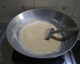 A picture of step 1 of Nutty chocolatey sukhdi.