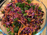 Healthy slaw with seasonal kale