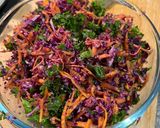 A picture of step 3 of Healthy slaw with seasonal kale.