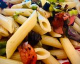 Une image de l'étape 2 de Penne aux légumes brulés.