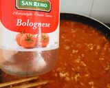 Hình bước làm 3 của món Mì ý sốt thịt heo bằm