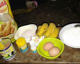Foto langkah ke 1 dari resep Bolu pisang tersenyum.