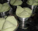 Foto langkah ke 6 dari resep Bolu kukus pandan mekar.