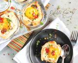 Egg and bread baked cups recipe step 1 photo