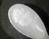 A picture of step 3 of Egg whites cookies(meringue cookies) baked in pateela oven.