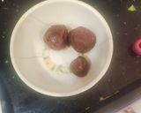 A picture of step 2 of Chocolava.