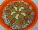 A picture of step 7 of Banana halwa.