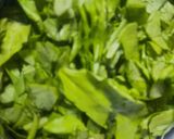 A picture of step 1 of Palak paratha.