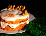 Foto del paso 26 de la receta Tarta de quinoa y zanahoria con frosting de queso (sin gluten)