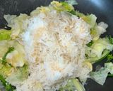 รูปขั้นตอนการทำที่ 3 ของ ข้าวผัดไข่ใส่ผัก ไร้น้ำมัน #เคลียร์ตู้เย็น