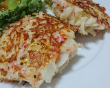 A picture of step 4 of Crab Cake-Style Imitation Crab.
