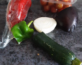 Foto del paso 2 de la receta: Espaguetis con verduras 🍆🥕🫑🥒🥔🧄🧅