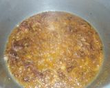 A picture of step 2 of Beef pulao.