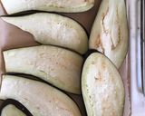 Auberginenröllchen mit Ziegenfrischkäsefüllung 🍆 Rezeptschritt 1 Foto