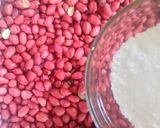 A picture of step 2 of Njugu karanga (roasted peanuts).