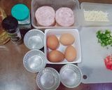 รูปขั้นตอนการทำที่ 1 ของ Keto Egg Bacon Cheese Muffins by Air fryer