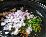 A picture of step 2 of Brown chickpeas (Kala chana) dry curry.