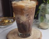 A picture of step 5 of SOY MILK ICED MOCHA (VEGAN).