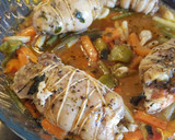 Foto del paso 6 de la receta: Contramuslos de pollo rellenos de dátiles y jamón serrano