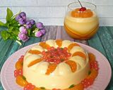 Foto langkah ke 12 dari resep Orange cotton pudding / puding jeruk.