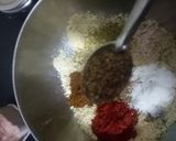 A picture of step 4 of Bedmi puri.