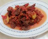 Foto langkah ke 7 dari resep Dendeng Balado Basah.