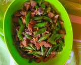Foto langkah ke 5 dari resep Tumis Buncis Ampela Baso Saus Tiram.