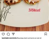 Une image de l'étape 5 de Gaufres courgettes sauce fromagère et chiffonnade de jambon.