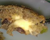 Foto del paso 4 de la receta: Hamburguesa veggie de lenteja con corazón de queso 😍