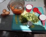 Foto del paso 1 de la receta: Faina de brócoli y zanahoria