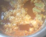 A picture of step 2 of Gobhi nu shak.