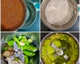 A picture of step 1 of Ragi Dhokla.