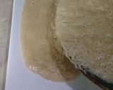 A picture of step 5 of Satora (soji ka tukri halwa).