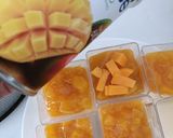 Gambar langkah 5 resipi Panna Cotta Mangga.