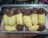 Foto langkah ke 12 dari resep Kue Lidah Kucing Ovomaltine No Mixer No Oven.