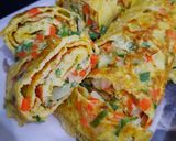 Foto langkah ke 9 dari resep Tamagoyaki (Omelet aLa Korea).