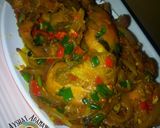 A picture of step 4 of Spicy baked potatoes and peppered chichen.
