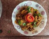 A picture of step 5 of Katahar ki sabje.