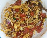 A picture of step 1 of Crunchy Chaat.