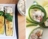 Foto del paso 3 de la receta: Rápidos rollitos de zucchini rellenos de espinaca y ricota