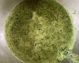 A picture of step 2 of Beetroot Spinach Roulade/ Pink & Green Roulade.