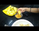 A picture of step 5 of Aloo fingers.