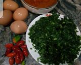 A picture of step 1 of Spinach frontine.