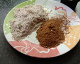 A picture of step 1 of Ajwain ke laddu.