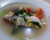 Foto langkah ke 2 dari resep Sup Bayam Kuah Kaldu Telur Alami.